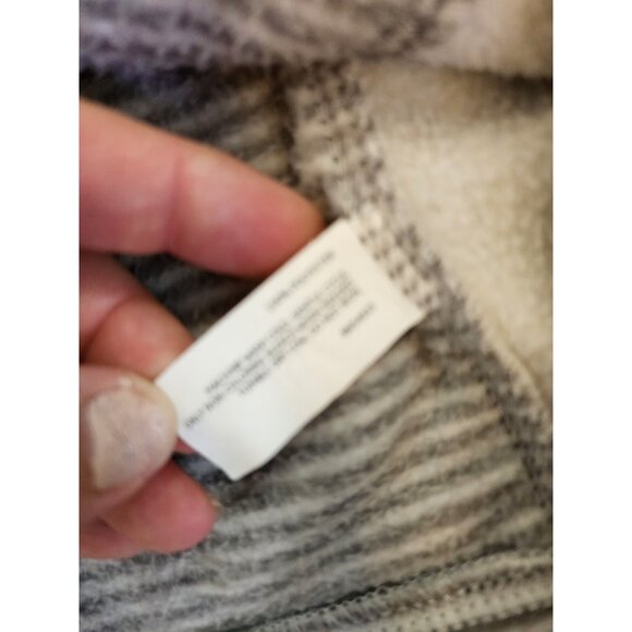 Old Navy fleece jacket womens Medium full zip pockets Gray Adults Long Sleeve - Picture 7 of 11